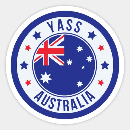 Yass, Australia Themed Sticker