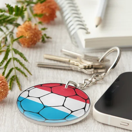 Luxembourg Football Keychain