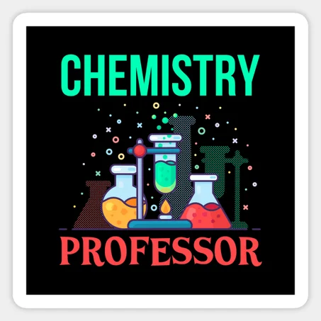 Chemistry Professor Sticker