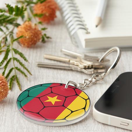 Cameroon Football Keychain