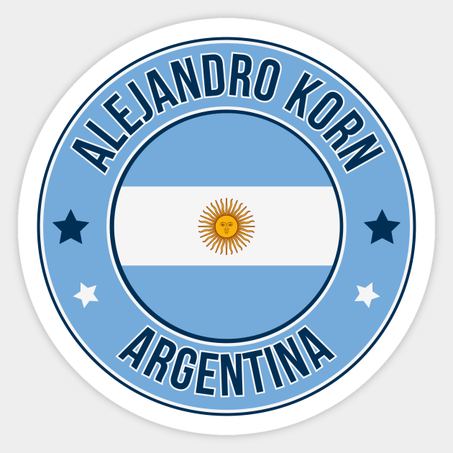 Alejandro Korn Sticker