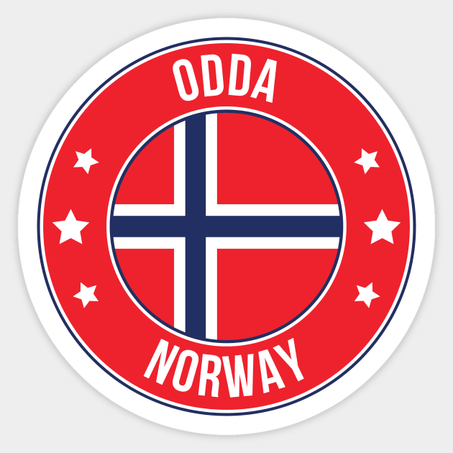 Odda Sticker