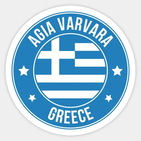 Agia Varvara Sticker