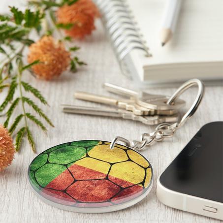 Benin Football Keychain