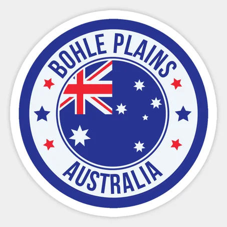 Bohle Plains, Australia, Celebrate Your Hometown with Blue Aussie City Sticker