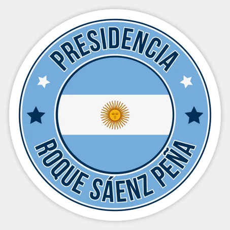 Presidencia Roque Saenz Pena Sticker