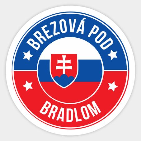 Brezova pod Bradlom Sticker