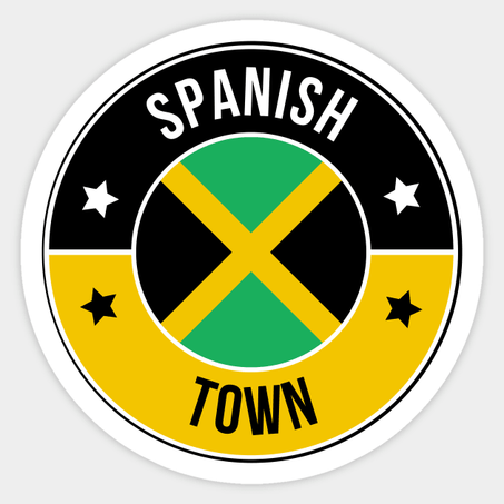 Spanish Town Sticker
