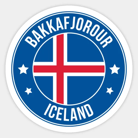 Bakkafjorour Sticker