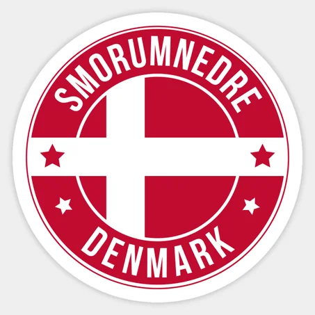 Smorumnedre Sticker
