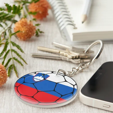 Slovenia Football Keychain