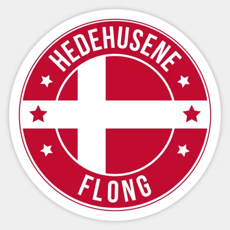 Hedehusene Flong Sticker