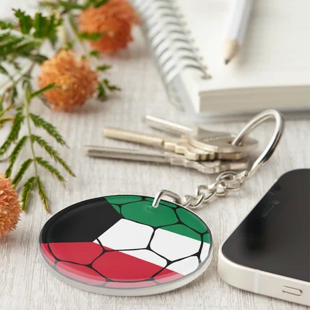 Kuwait Football Keychain