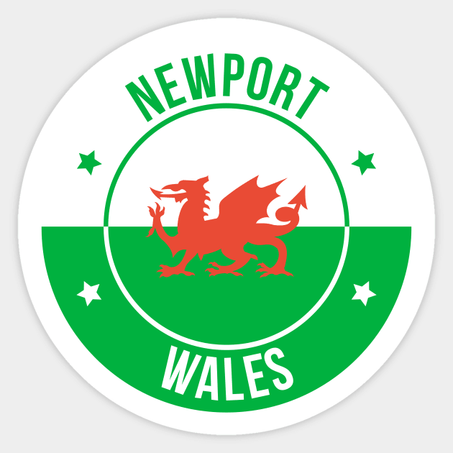 newport wales Sticker