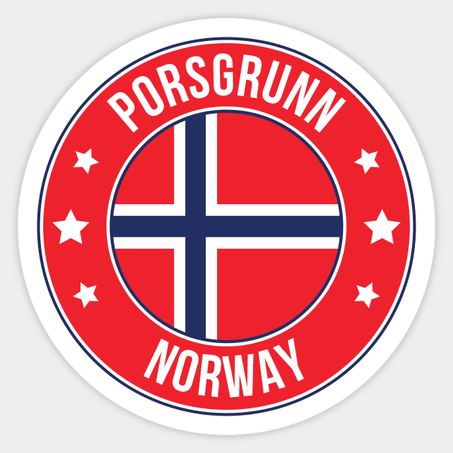 Porsgrunn Sticker