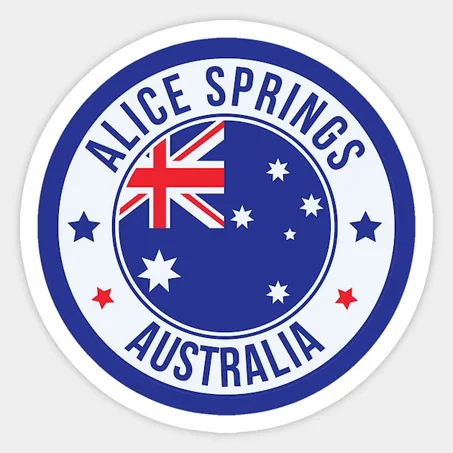 Alice Springs, Australia Themed Sticker