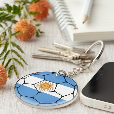 Argentina Football Keychain