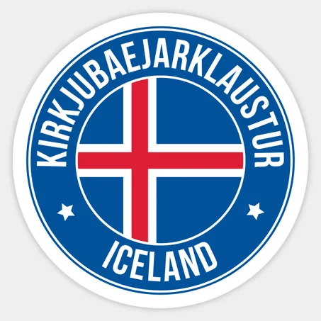 Kirkjubaejarklaustur Sticker
