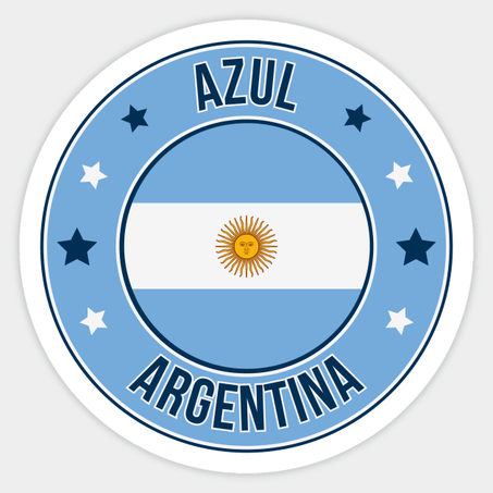 Azul Sticker