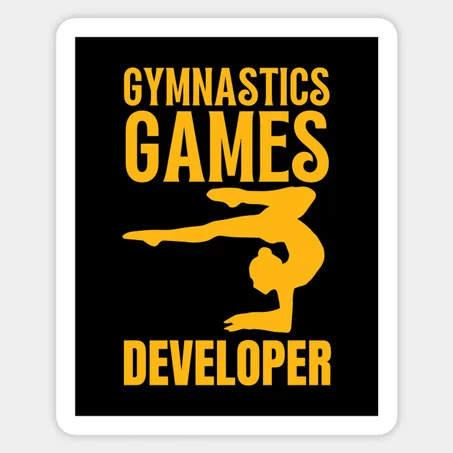 Gymnastics Games Developer Sticker