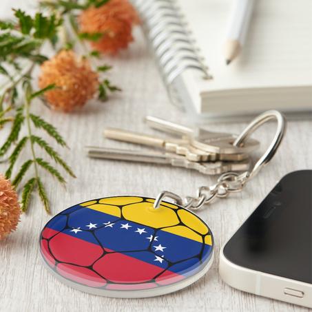 Venezuela Football Keychain