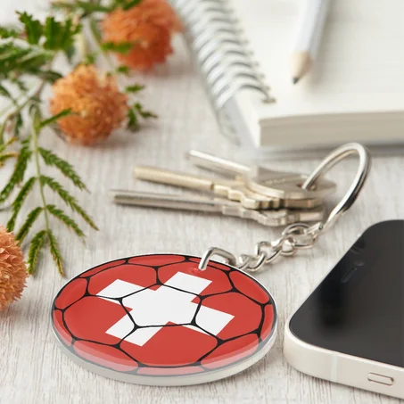 Switzerland Football Keychain