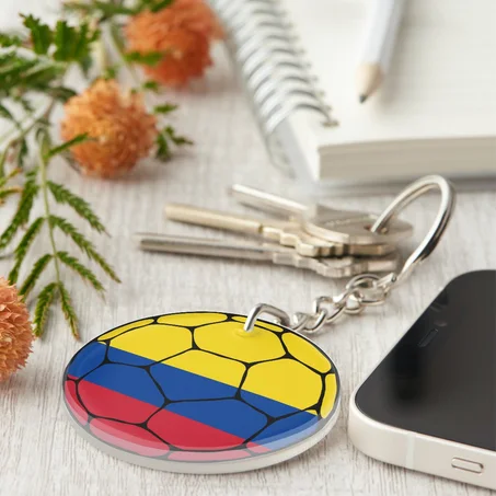 Colombia Football Keychain