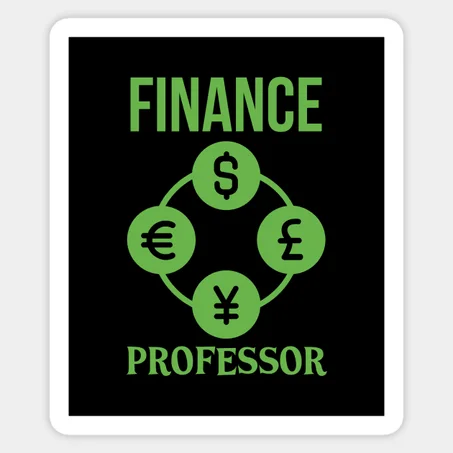 Finance Professor Sticker