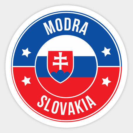 Modra Sticker