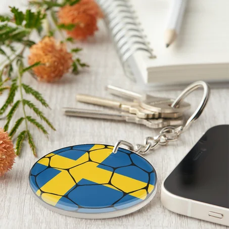 Sweden Football Keychain