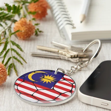 Malaysia Football Keychain