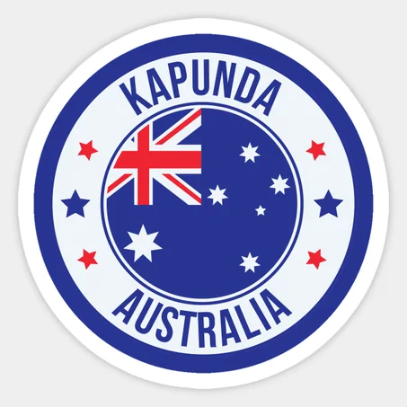 Kapunda, Australia, Celebrate Your Hometown with Blue Aussie City Sticker
