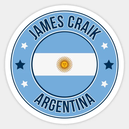 James Craik Sticker