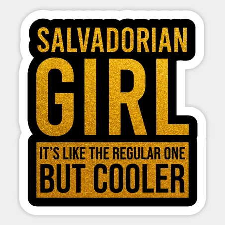 Salvadorian girl funny Sticker
