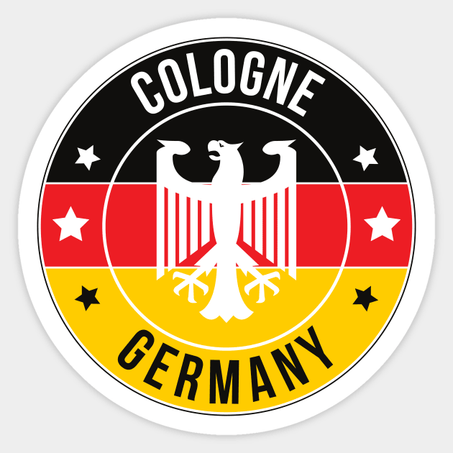 Cologne Sticker