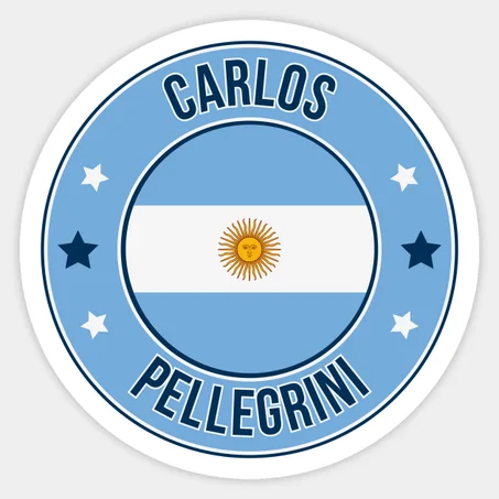 Carlos Pellegrini Sticker