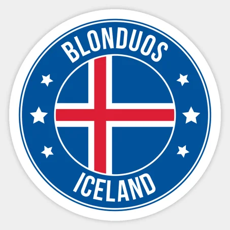 Blonduos Sticker