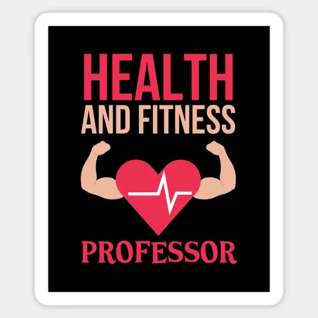 Health and Fitness Professor Sticker