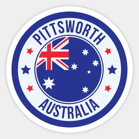 Pittsworth, Australia, Celebrate Your Hometown with Blue Aussie City Sticker