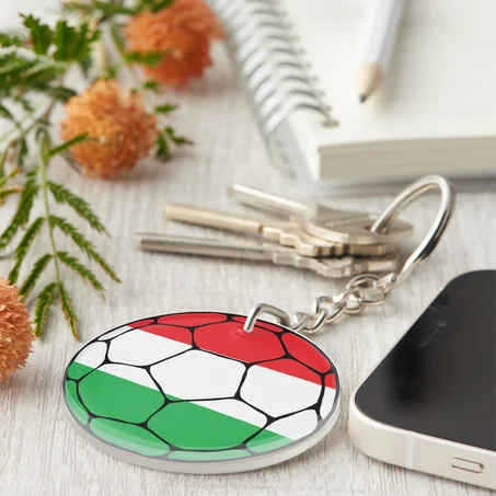 Hungary Football Keychain