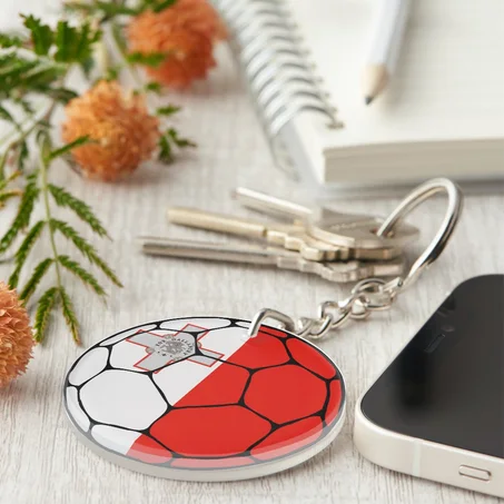 Malta Football Keychain