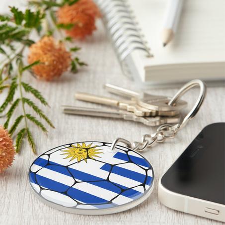 Uruguay Football Keychain