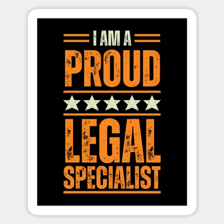Proud Legal specialist Sticker