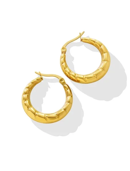 Boucle d'oreilles en acier inoxydable