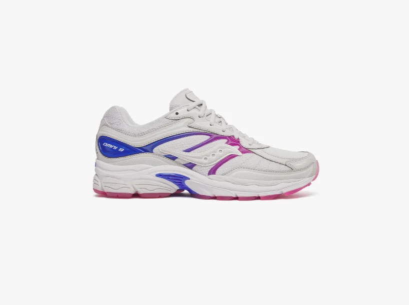 Saucony ProGrid Omni 9   Blanc/Crépuscule