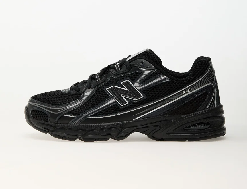 New Balance 740 Noir/Gris Argent