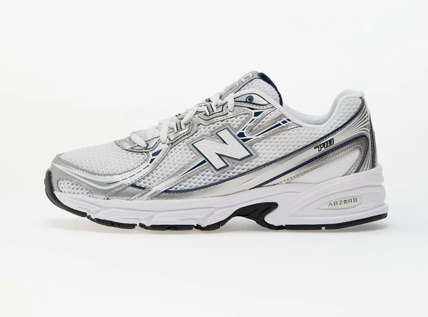 New Balance 740 Blanc/Gris ombré/Bleu marine