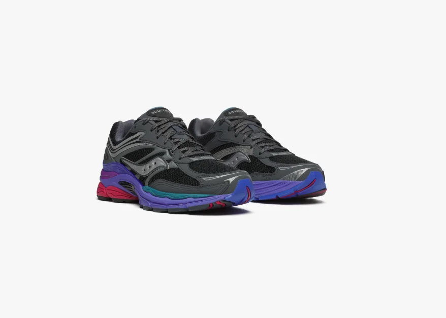 Saucony ProGrid Omni 9   BLACK-PURPLE/Multi