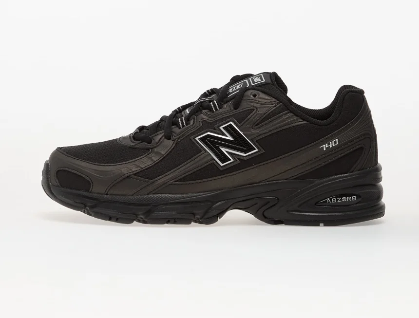 New Balance 740 Noir/Maron-Fumé