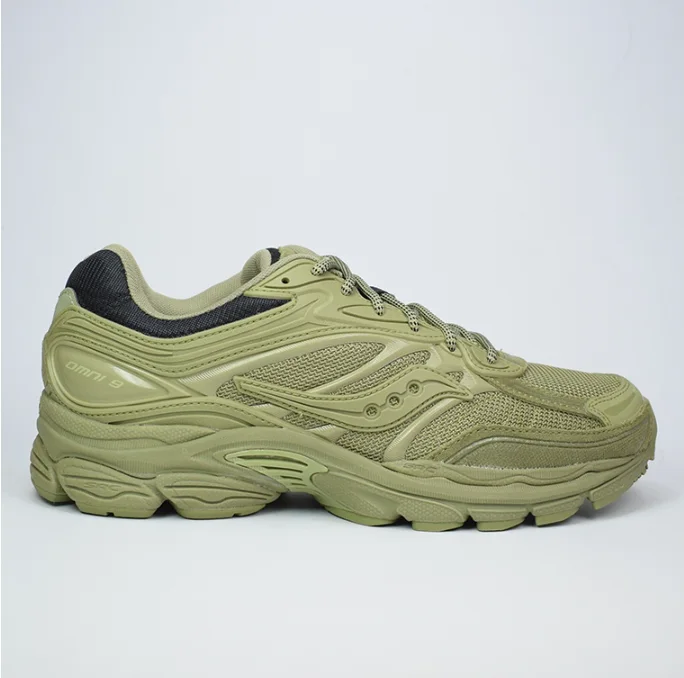 Saucony Progrid omni 9 Vert Kaki
